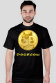 Koszulka męska Dogecoin napisy