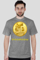Koszulka męska Dogecoin napisy