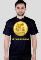 Koszulka męska Dogecoin napisy
