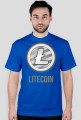 Koszulka męska Litecoin napis