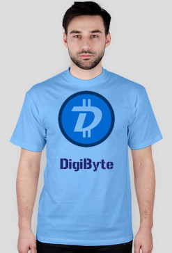 Koszulka męska DigiByte napis