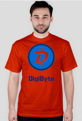 Koszulka męska DigiByte napis