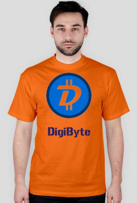 Koszulka męska DigiByte napis