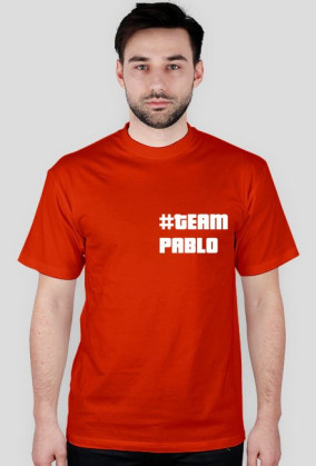 Koszulka męska #TEAM PABLO