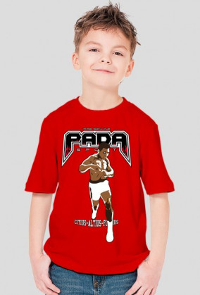 Koszulka dla chłopca - Muhammad Ali. Pada