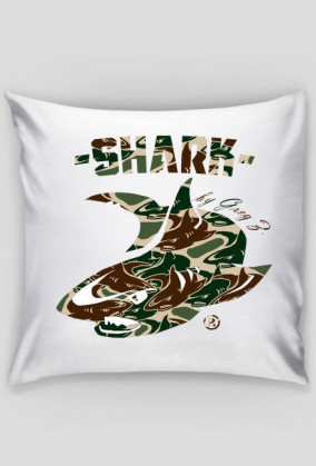 Shark Camo Pillow