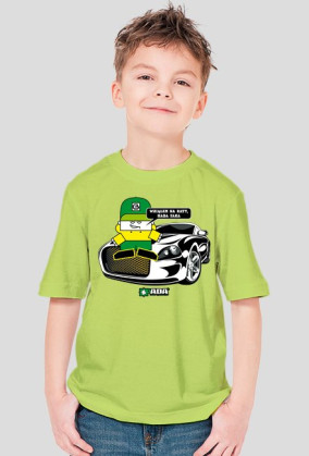 Koszulka dla chłopca - Auto. Pada