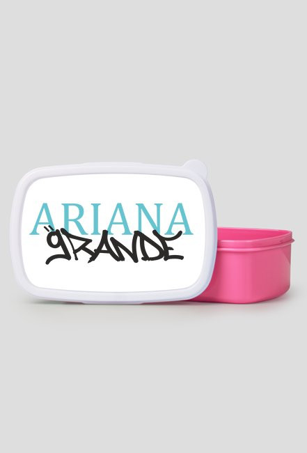 Śniadaniówka "Ariana Grande" - 2 wersje kolorystyczne
