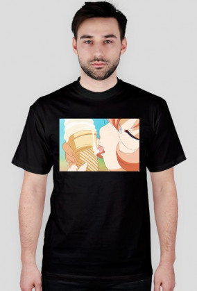 Koszulka kawaii nadruk anime/manga