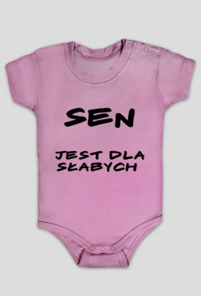 Sen jest dla słabych - bodziak bez ilustracji