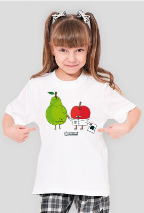 Koszulka dla dziewczynki - Applei. Pada