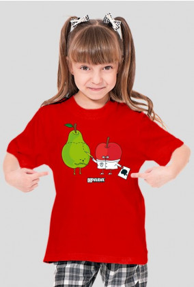 Koszulka dla dziewczynki - Applei. Pada