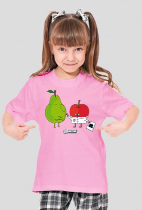 Koszulka dla dziewczynki - Applei. Pada