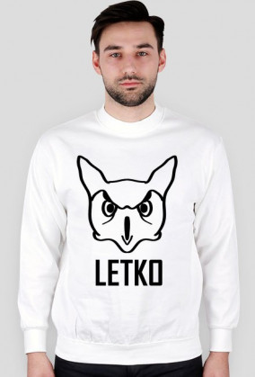 LETKOSowa biała bluza