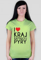 T-shirt "I LOVE KRAJ..." damski