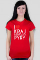 T-shirt "I LOVE KRAJ..." damski