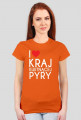 T-shirt "I LOVE KRAJ..." damski