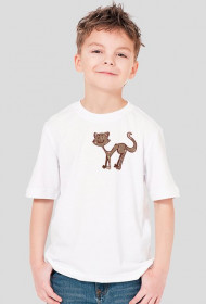 kot koszulka dziecięca dla chłopca