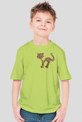 kot koszulka dziecięca dla chłopca