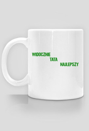 Kubek z napisem