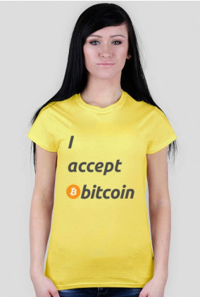 Koszulka damska bitcoin