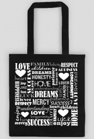 Torba Love, Family, Happiness biel