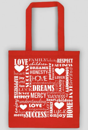 Torba Love, Family, Happiness biel