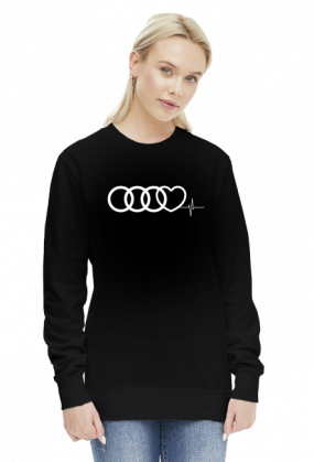 'Audi heart puls' bluza damska,bez kaptura