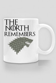 Kubek "The North remembers" Biały