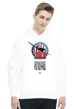 AeroStyle - biała bluza męska Polski Spitfire