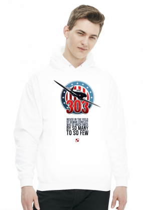 AeroStyle - biała bluza męska Polski Spitfire