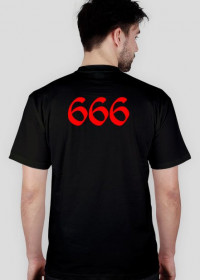 koszulka męska "ave satan/666"