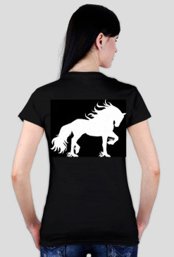 Equestrian Damska Koszulka Czarna