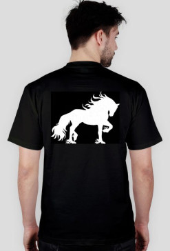 Equestrian Męska Koszulka Czarna