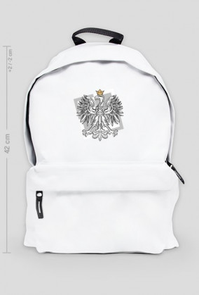 AeroStyle - plecak z godłem na tle szachownicy lotniczej