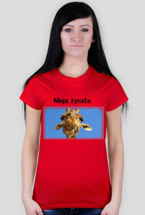 Koszulka MOJA ŻYRAFA - Damska