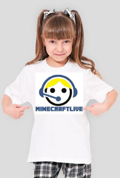 koszulka dziewczęca minecraftlive