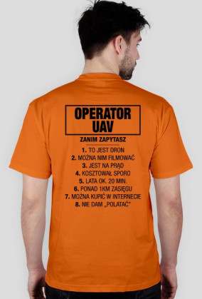 Koszulka Operatora UAV / PILOT UAV