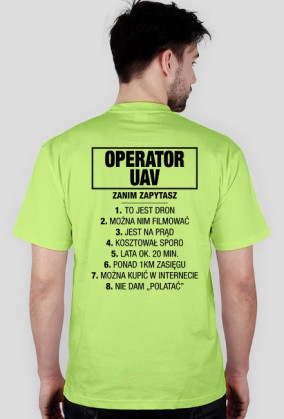 Koszulka Operatora UAV / PILOT UAV