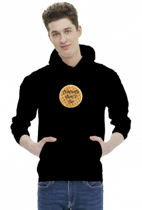 Friends don't lie - waffle bluza