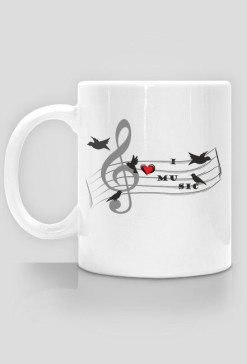 Kubek I love Music