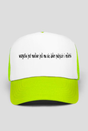 Czapka Wszystko jest możliwe
