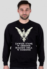 Bluza męska "Zawsze stanę w obronie"