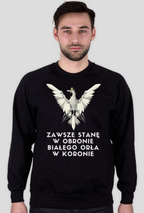 Bluza męska "Zawsze stanę w obronie"