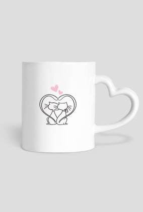 Kubek Zakochane kotki