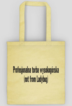 Torba z napisem