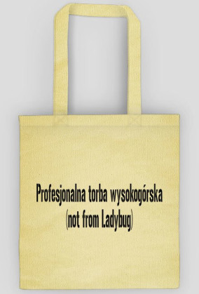 Torba z napisem