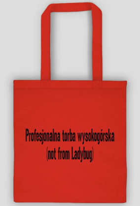 Torba z napisem