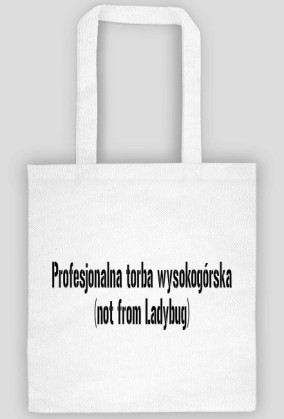 Torba z napisem