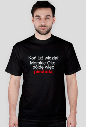 Koszulka męska - spacer do Morskiego Oka